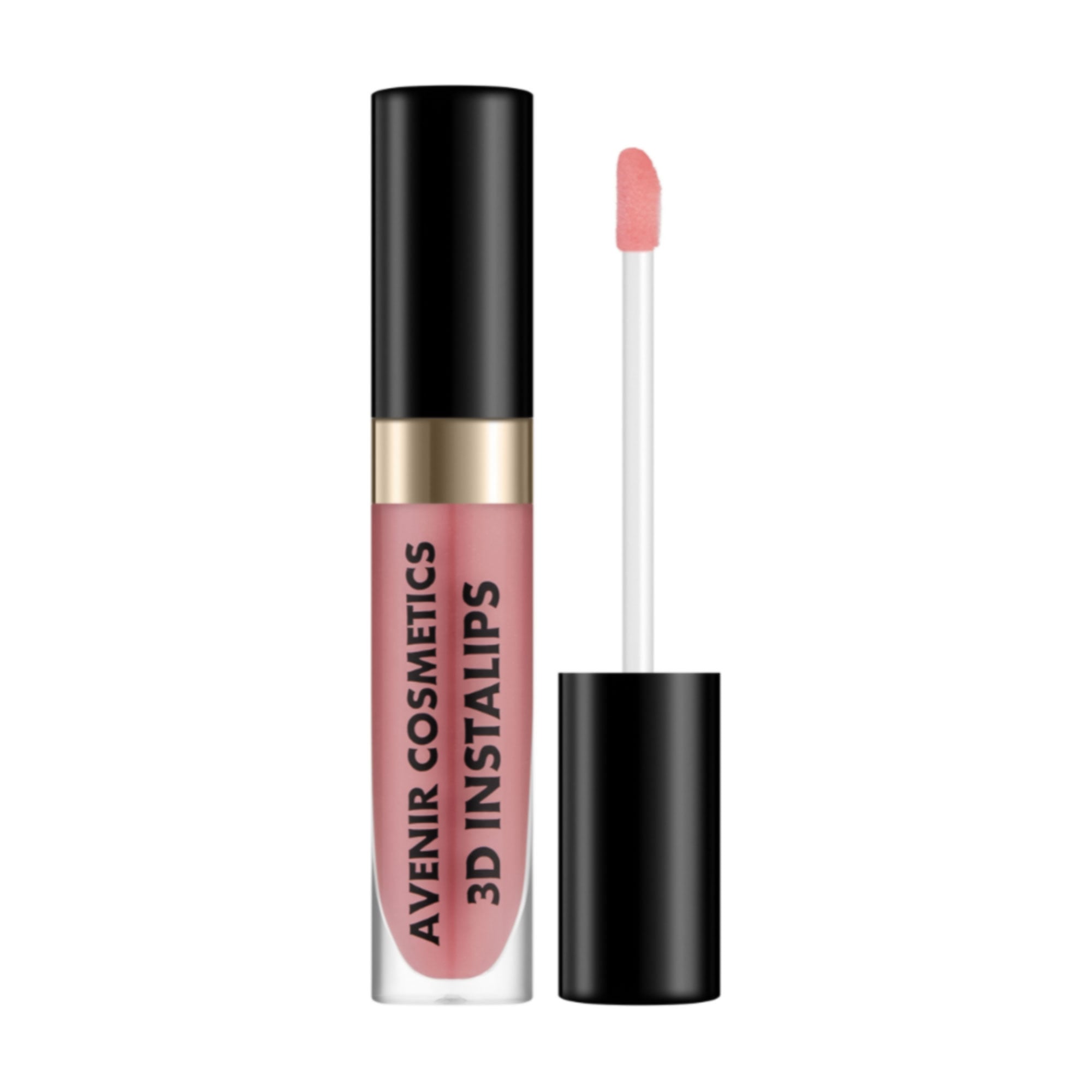 Зволожувальний блиск для губ Avenir Cosmetics 3D Instalips з ефектом збільшення об'єму 08 Чайна троянда, 6.5 г